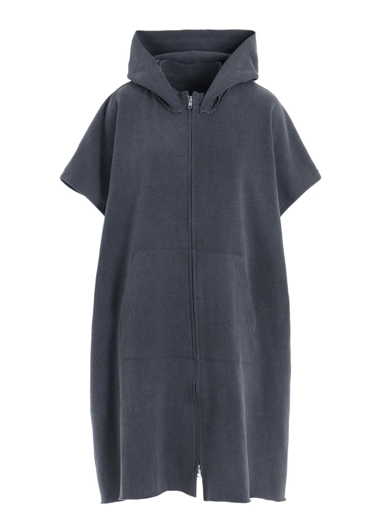 PIGMENT DYE FLEECE LONG HOODIE sold by Yohji Yamamoto product image thumbnail 2