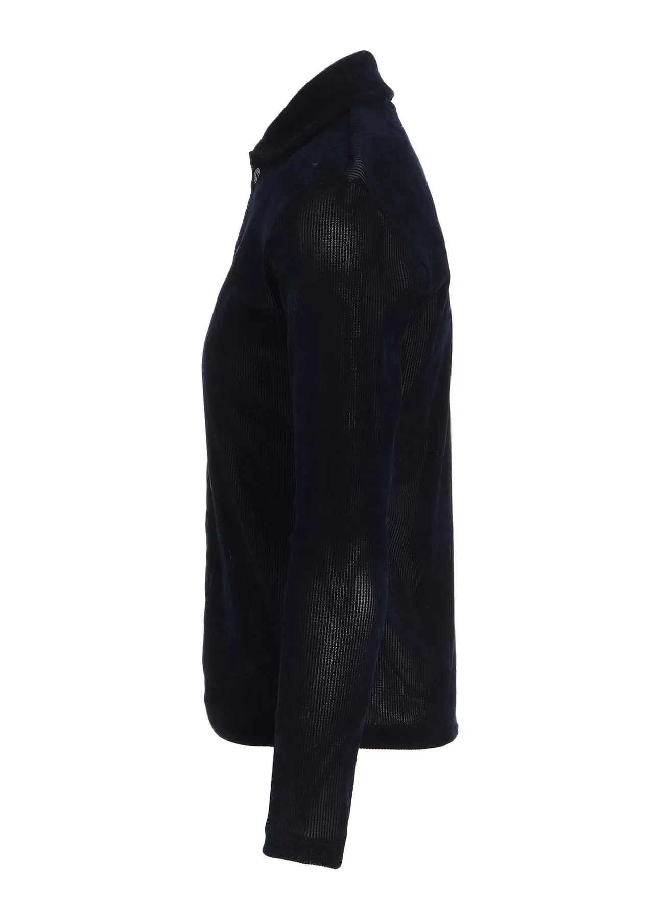 NY TULLE FLOCKED ROUND COLLAR CARDIGAN sold by Yohji Yamamoto product image thumbnail 3