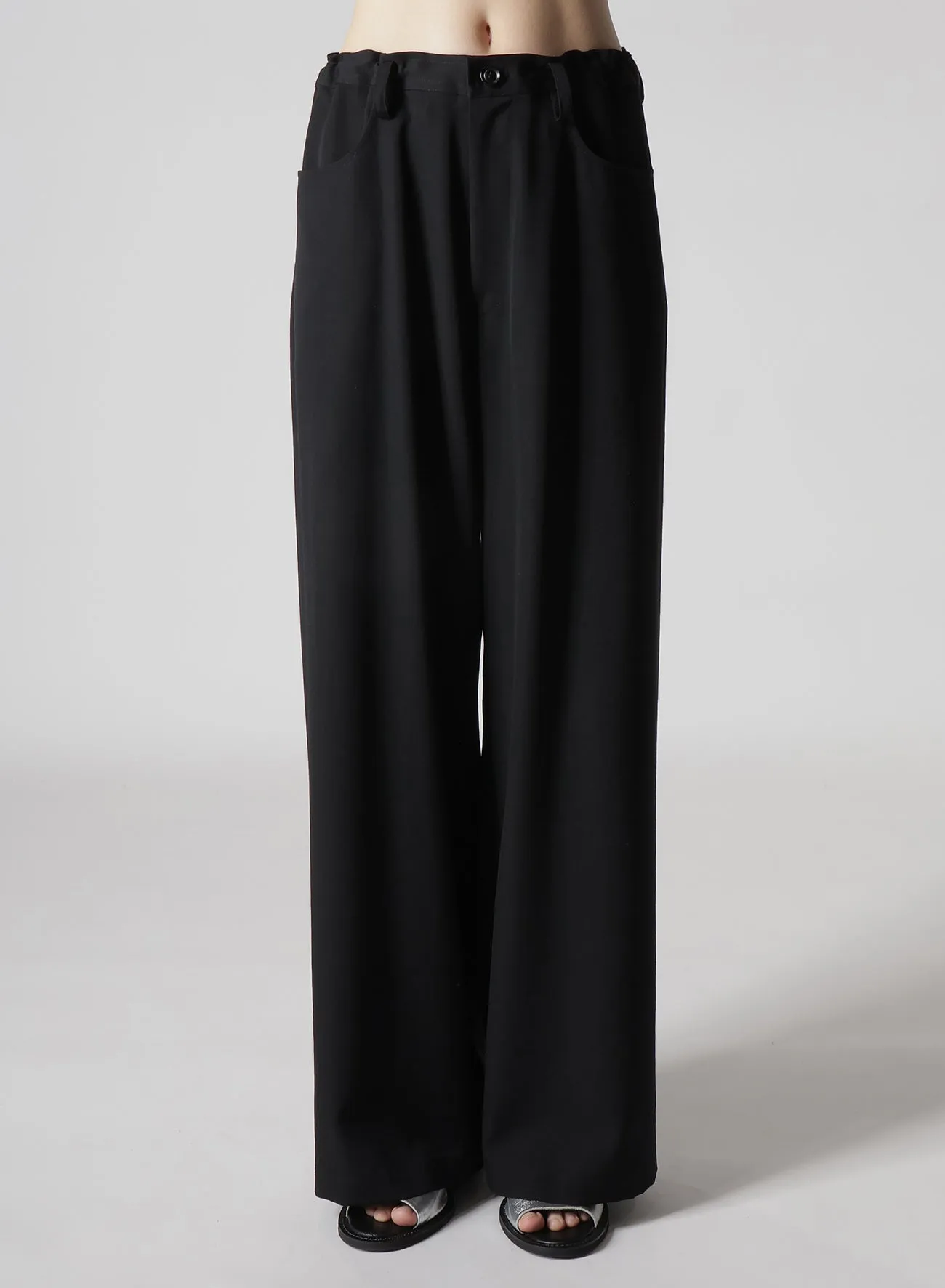 WOOL GABARDINE LONG STRAIGHT PANTS sold by Yohji Yamamoto product image thumbnail 4