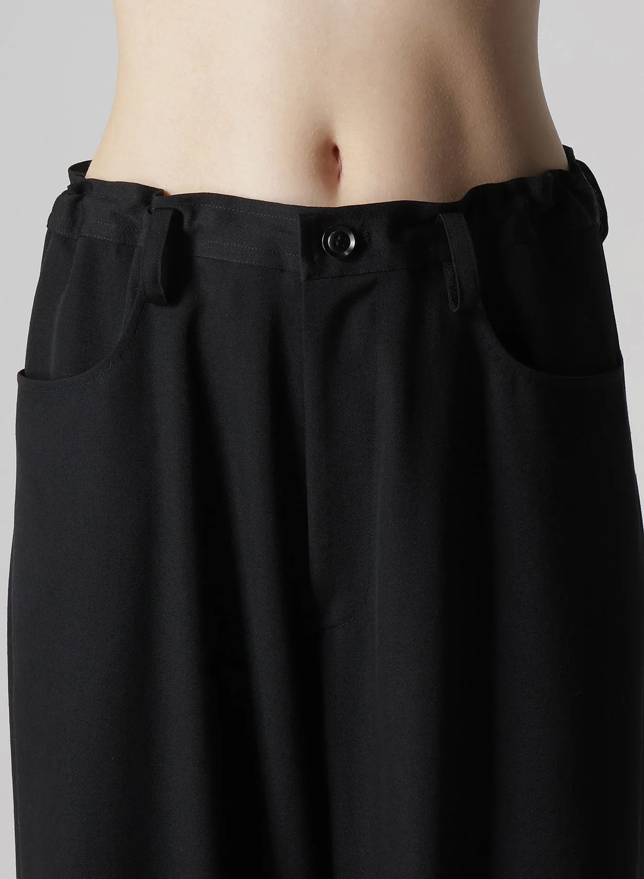 WOOL GABARDINE LONG STRAIGHT PANTS sold by Yohji Yamamoto product image thumbnail 5