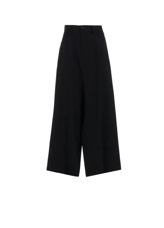 WOOL GABARDINE LONG STRAIGHT PANTS sold by Yohji Yamamoto
