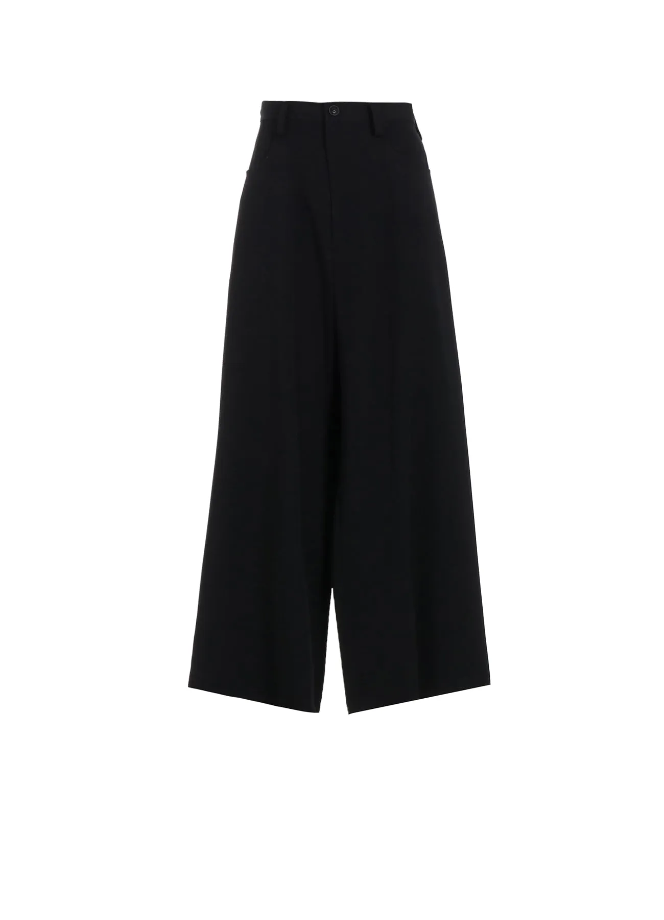 WOOL GABARDINE LONG STRAIGHT PANTS sold by Yohji Yamamoto