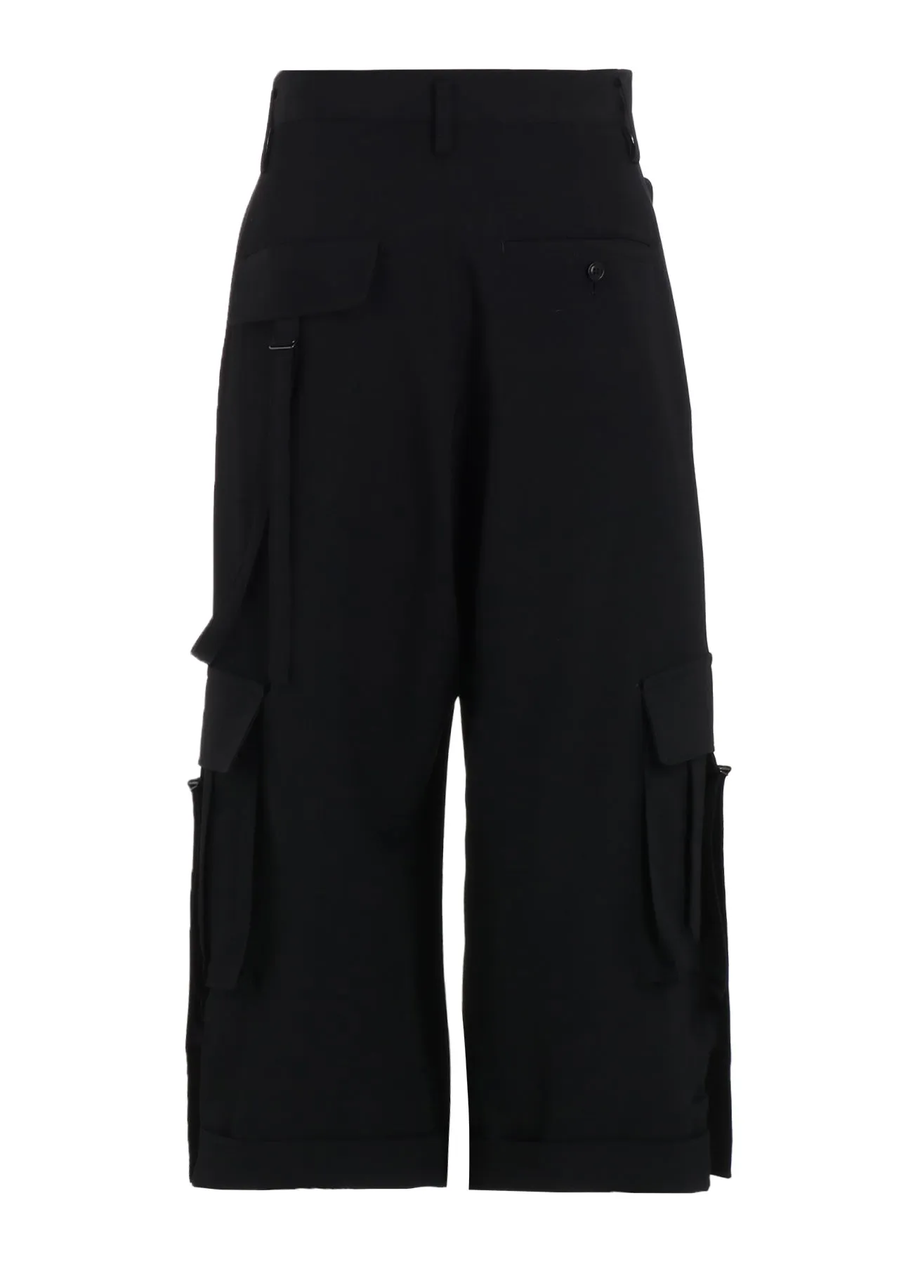 WOOL GABARDINE MACKIN CARGO PANTS sold by Yohji Yamamoto product image thumbnail 3