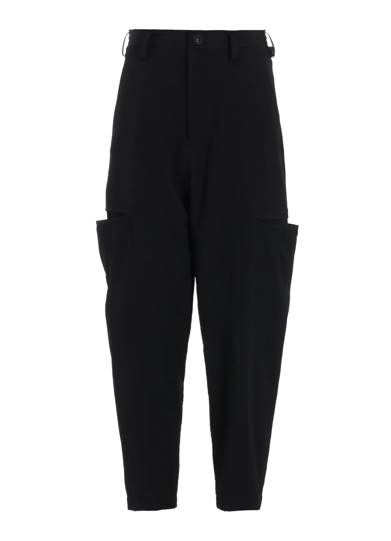 WOOL GABARDINE TAPERED PANTS sold by Yohji Yamamoto product image thumbnail 2
