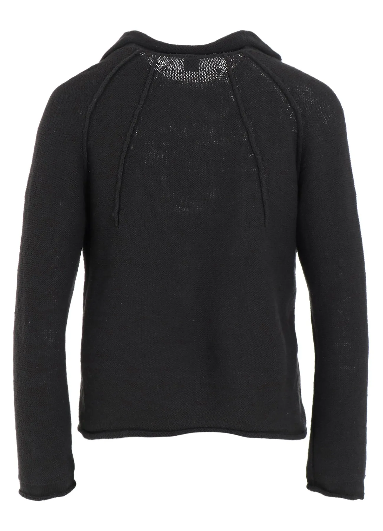 UNEVEN YARN JERSEY ROLLED CARDIGAN sold by Yohji Yamamoto product image thumbnail 4