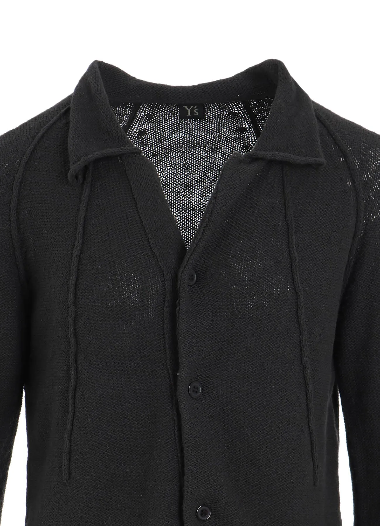UNEVEN YARN JERSEY ROLLED CARDIGAN sold by Yohji Yamamoto product image thumbnail 5