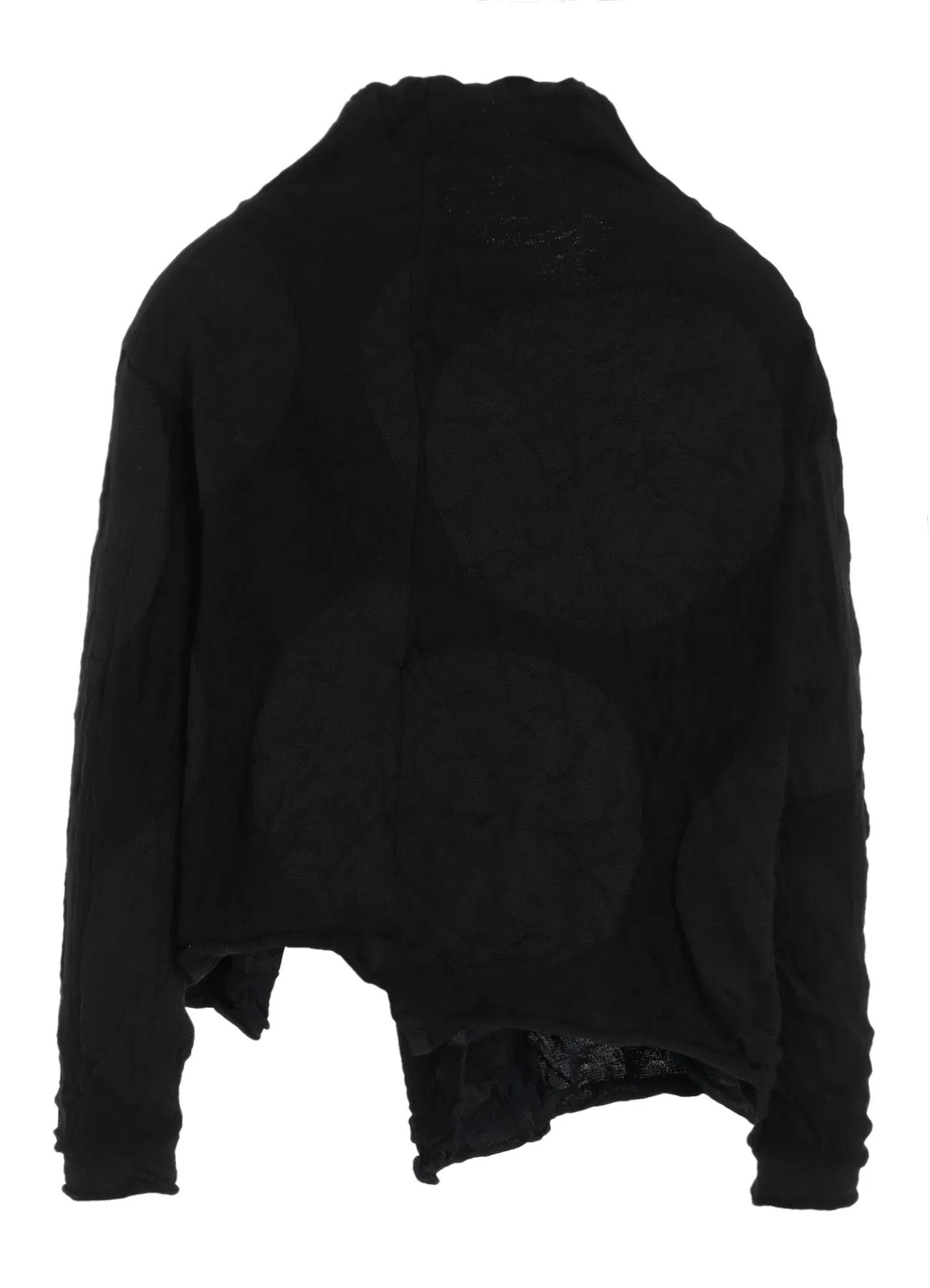 GIGA POLKA DOTS LINKS WRINKLE OFF NECK 3 BUTTON CARDIGAN sold by Yohji Yamamoto product image thumbnail 4