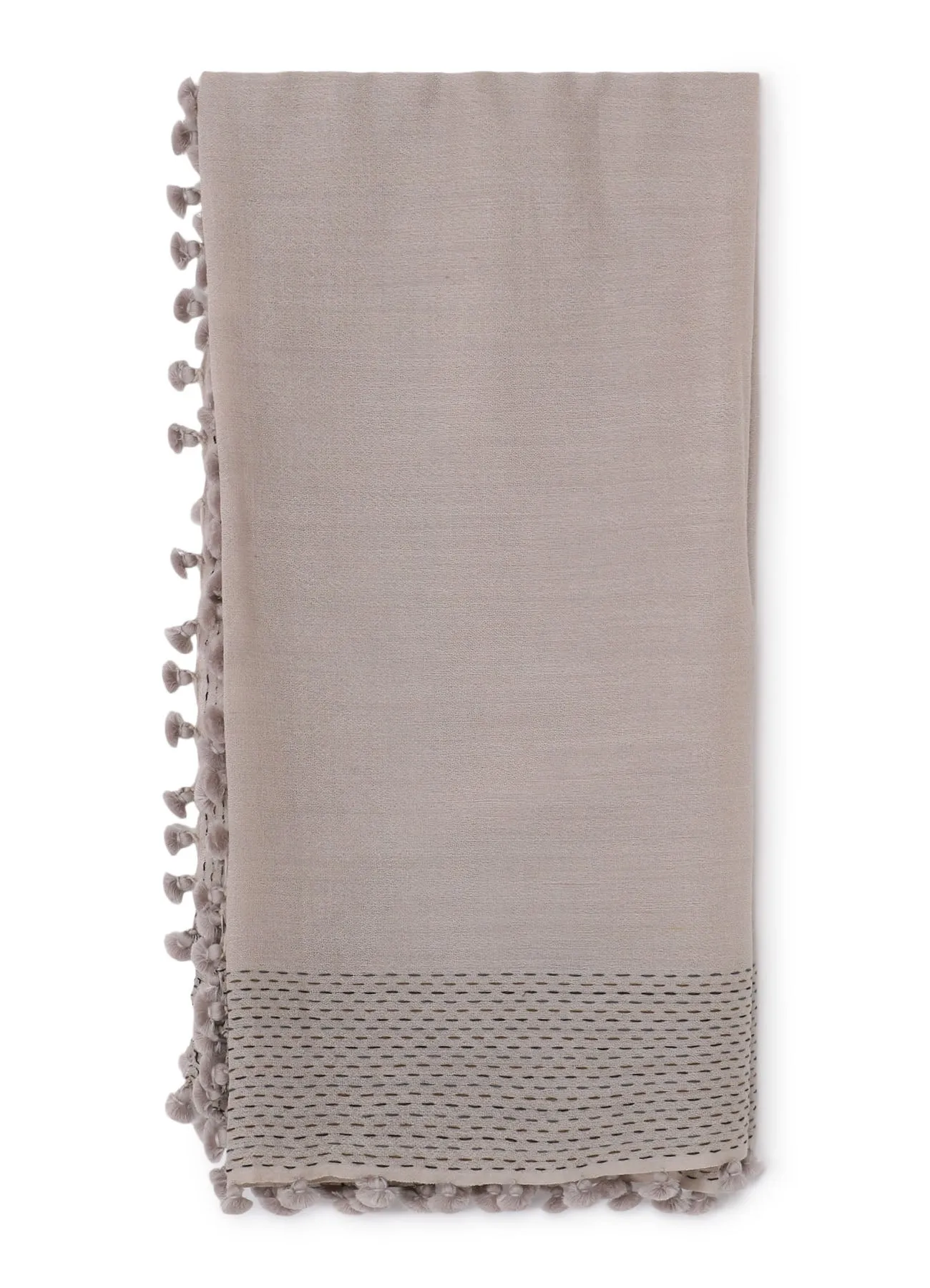 W JACQUARD BONBON SCARF sold by Yohji Yamamoto product image thumbnail 4