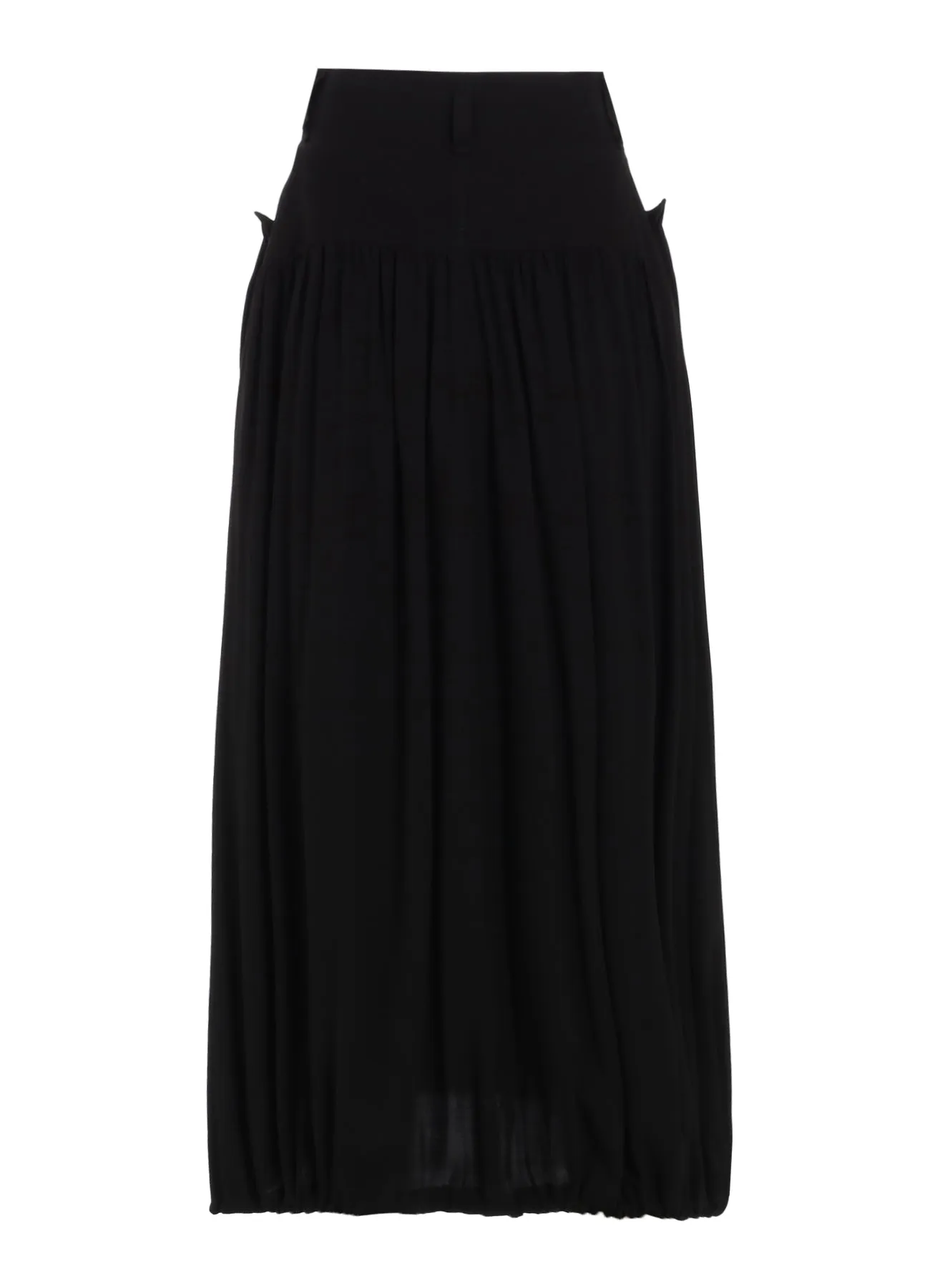 BLACK DENIM COMBINATION SKIRT sold by Yohji Yamamoto product image thumbnail 3