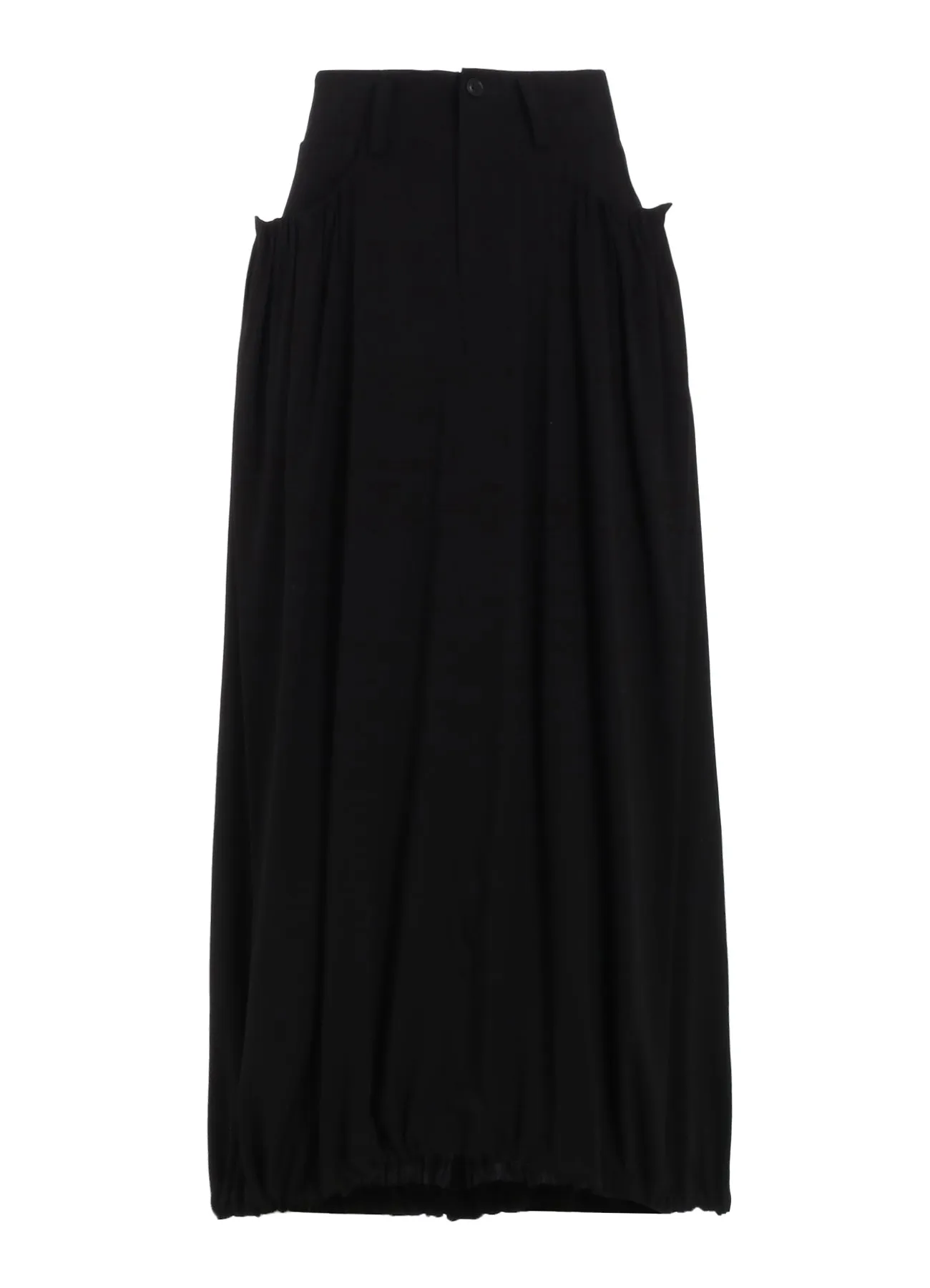 BLACK DENIM COMBINATION SKIRT sold by Yohji Yamamoto product image thumbnail 2