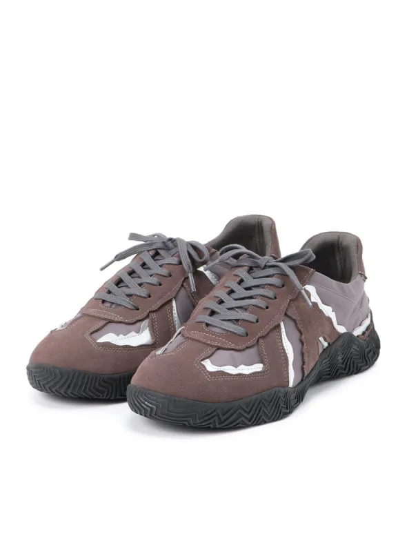 LEATHER COMBINATION GERMAN ARMY TRAINER sold by Yohji Yamamoto