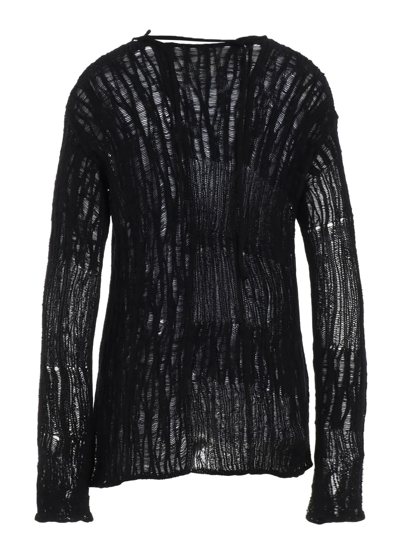 DROP NEEDLE STRIPE LONG PANEL PULLOVER sold by Yohji Yamamoto product image thumbnail 3