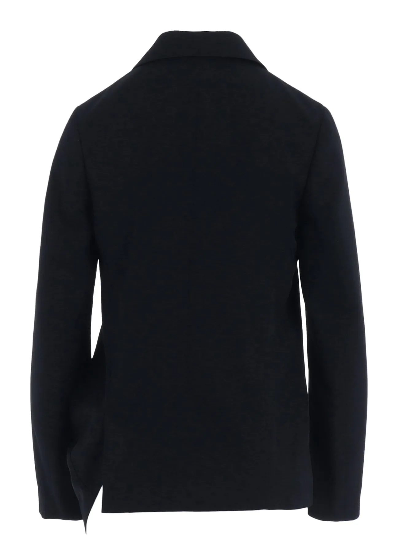 WOOL GABARDINE LEFT SIDE DROPPED JACKET sold by Yohji Yamamoto product image thumbnail 3