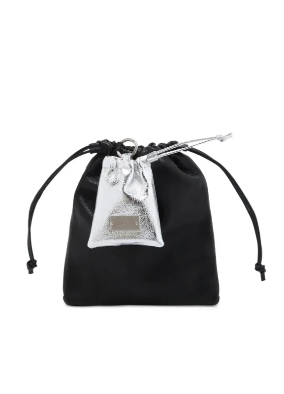 SOFT SHRINK LEATHER DOUBLE POUCH sold by Yohji Yamamoto