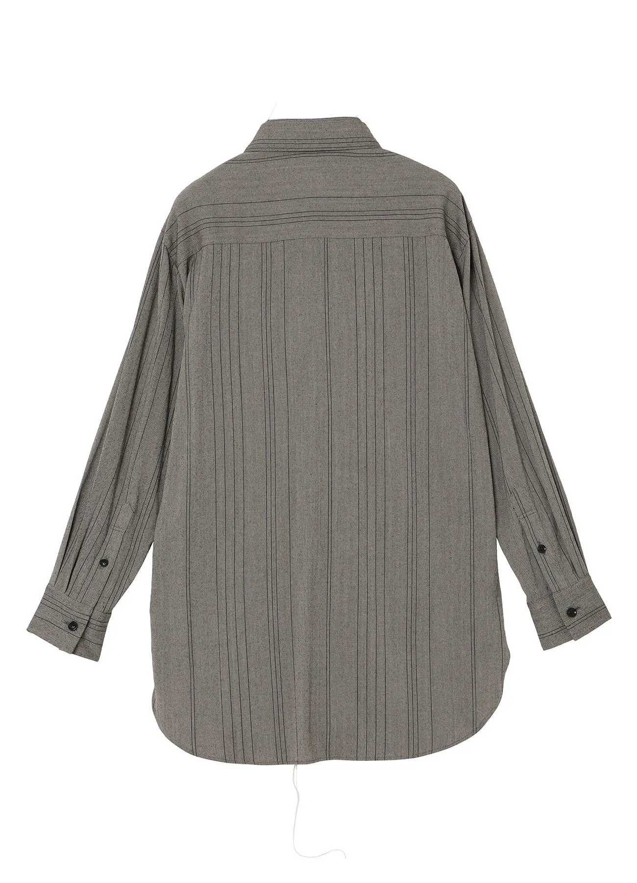 W/RY RANDOM HERRINGBONE DOUBLE COLLAR SHIRT sold by Yohji Yamamoto product image thumbnail 3