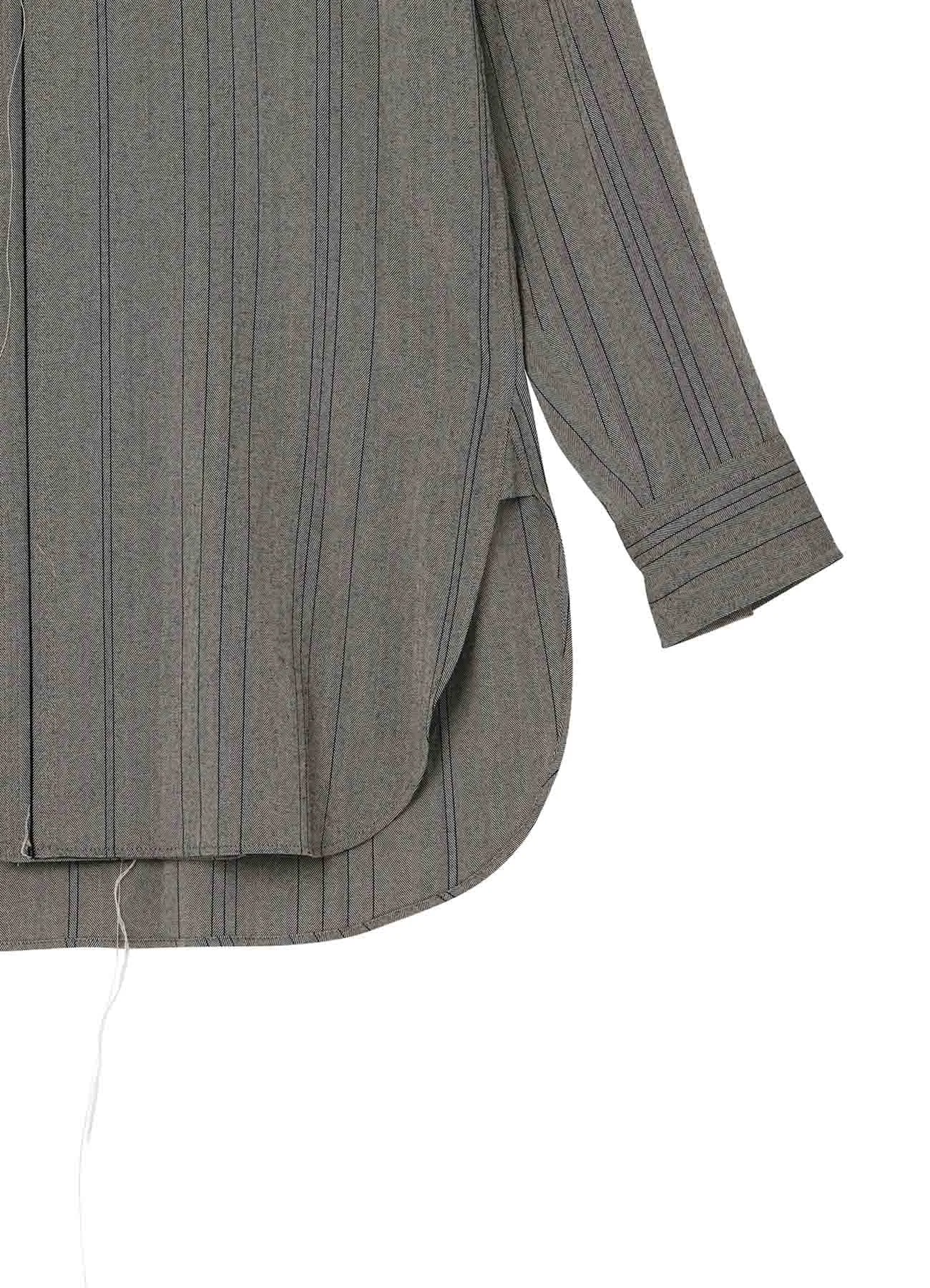 W/RY RANDOM HERRINGBONE DOUBLE COLLAR SHIRT sold by Yohji Yamamoto product image thumbnail 5