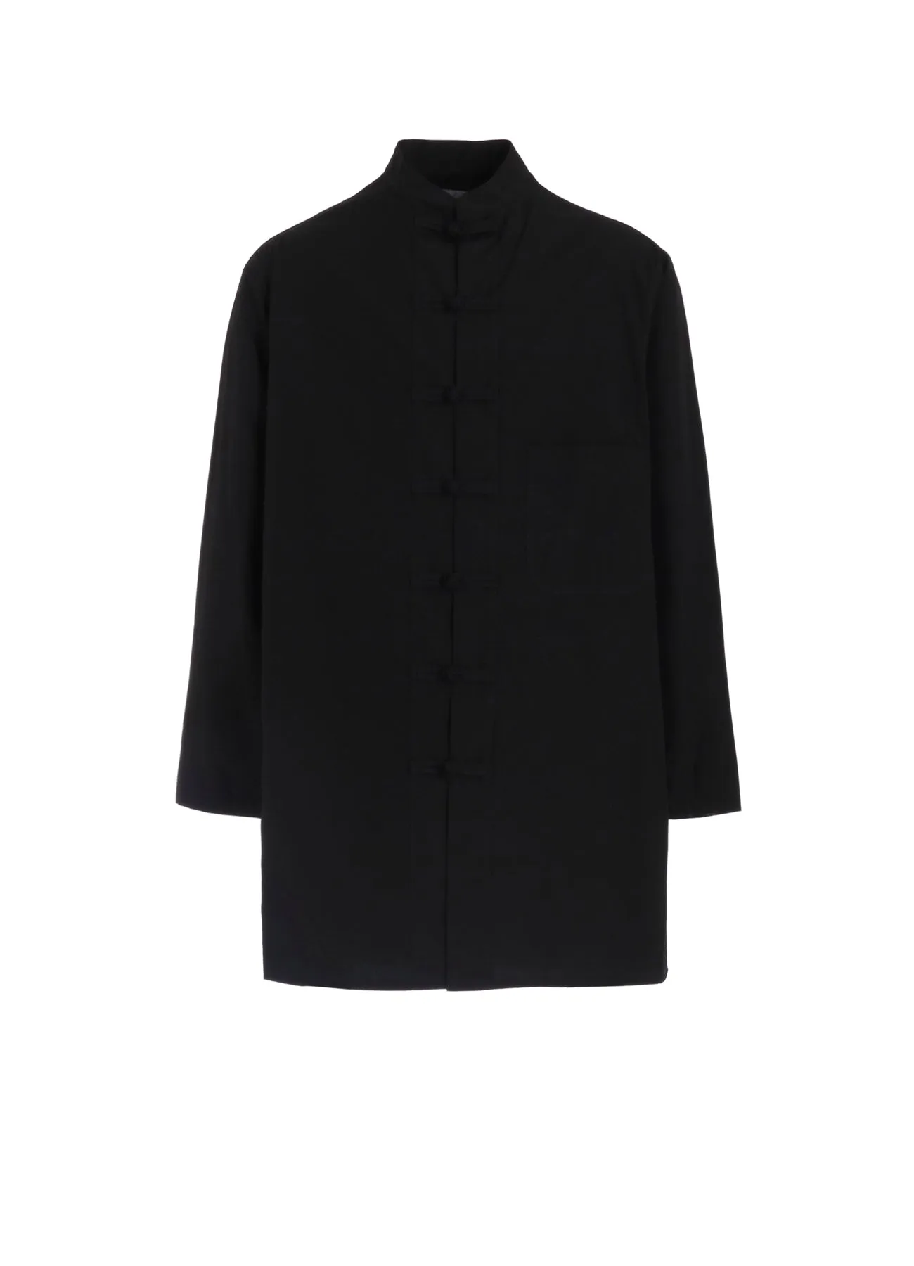 CHAIN STITCH BROAD MANDARIN COLLAR BLOUSE sold by Yohji Yamamoto