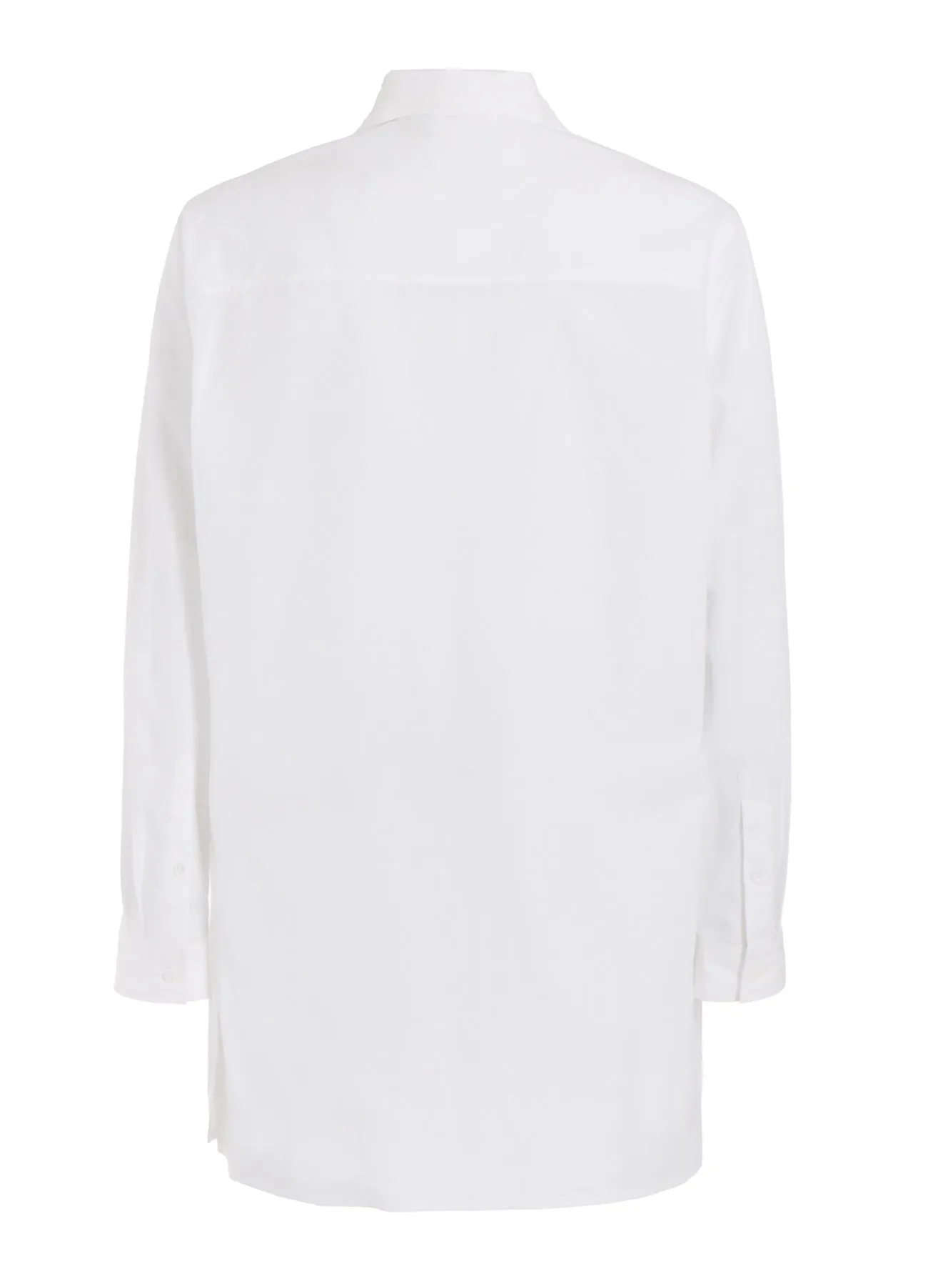 CHAIN STITCH BROAD OPEN COLLAR BLOUSE sold by Yohji Yamamoto product image thumbnail 4