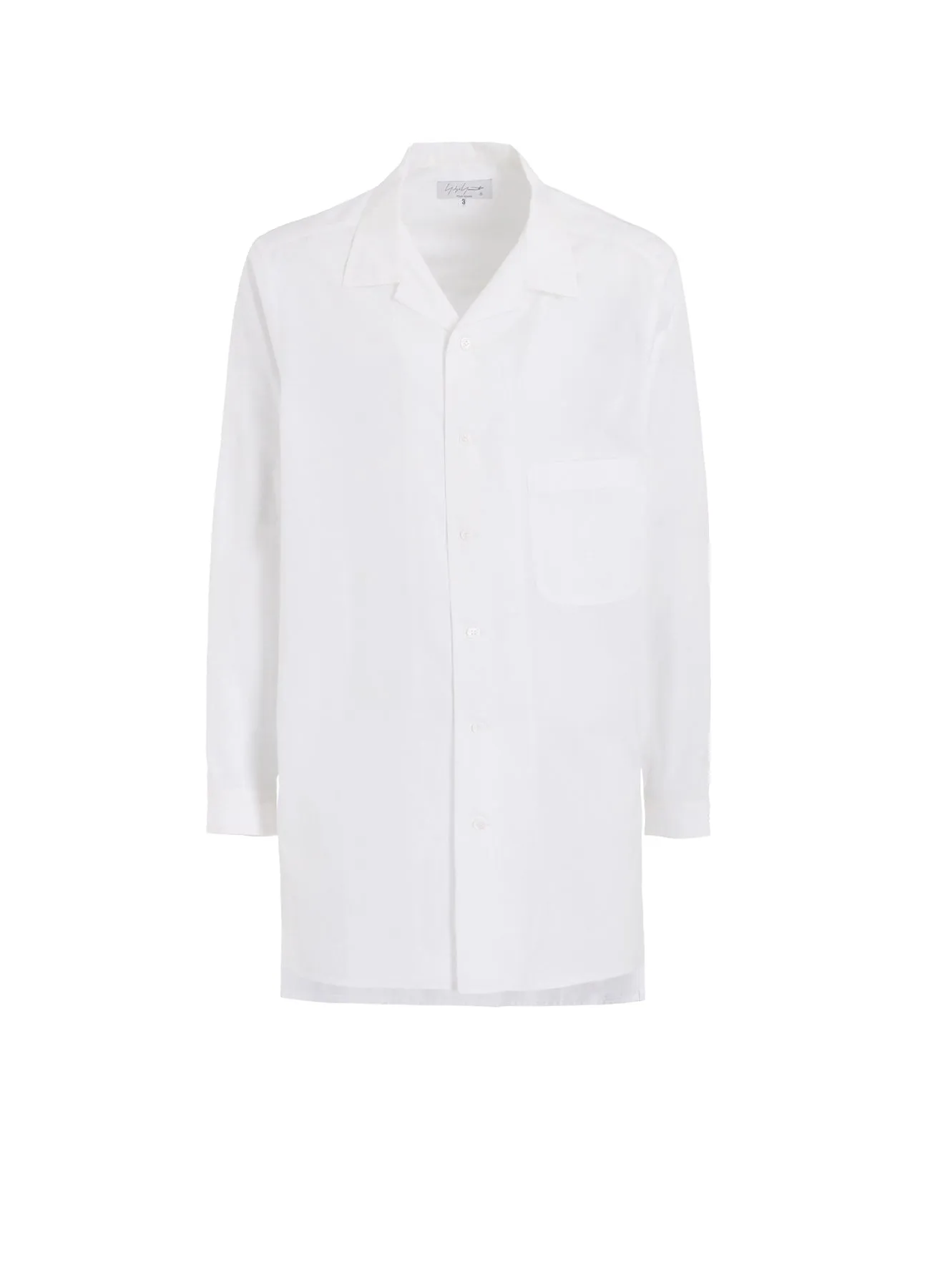 CHAIN STITCH BROAD OPEN COLLAR BLOUSE sold by Yohji Yamamoto