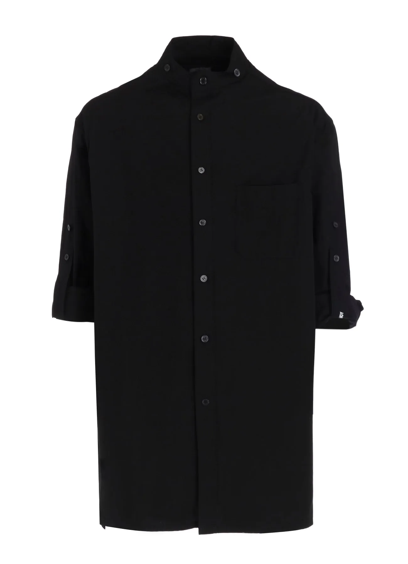 CHAIN STITCH BROAD SPARE TRIPLE COLLAR BLOUSE sold by Yohji Yamamoto product image thumbnail 3