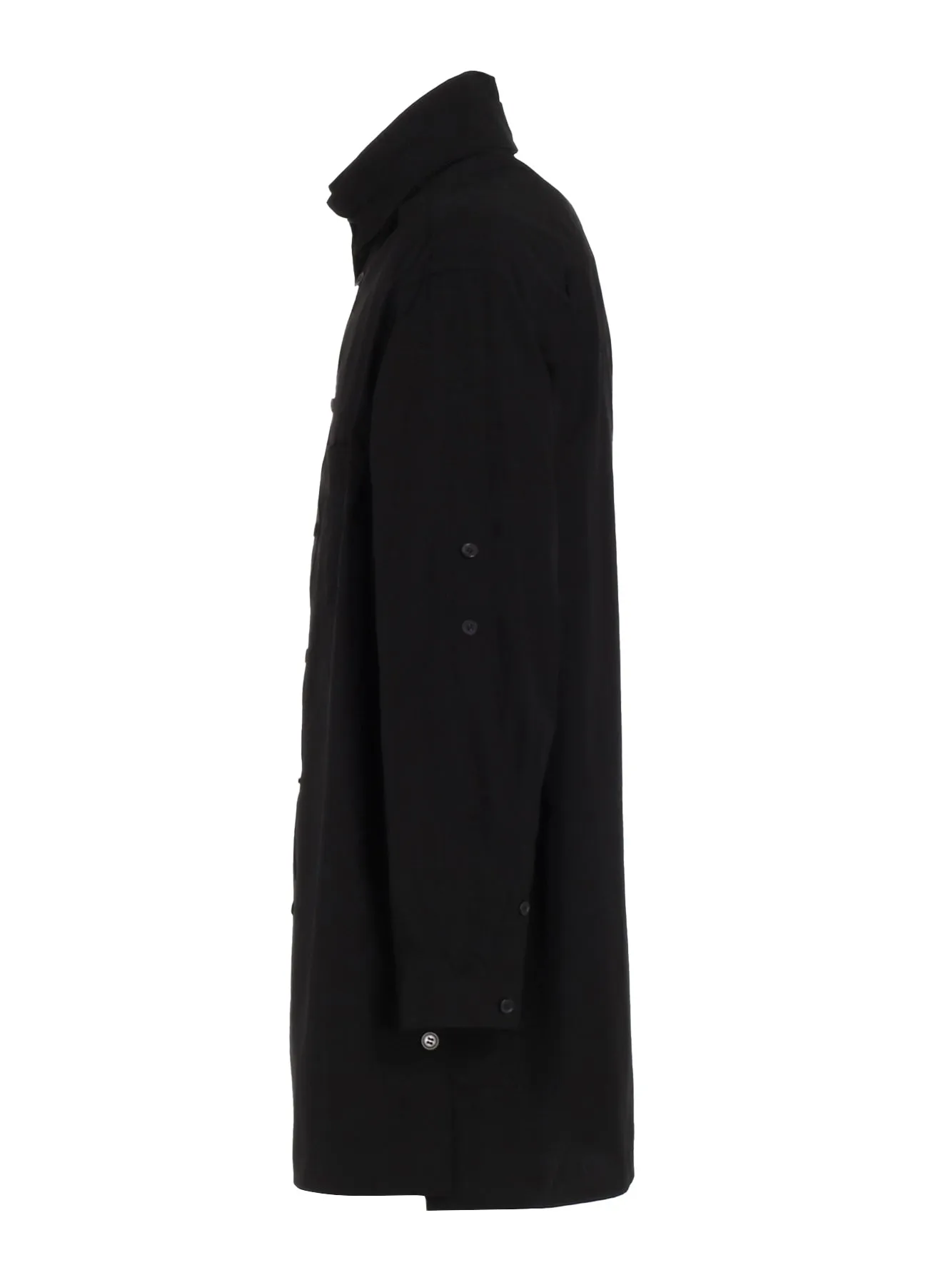 CHAIN STITCH BROAD SPARE TRIPLE COLLAR BLOUSE sold by Yohji Yamamoto product image thumbnail 4