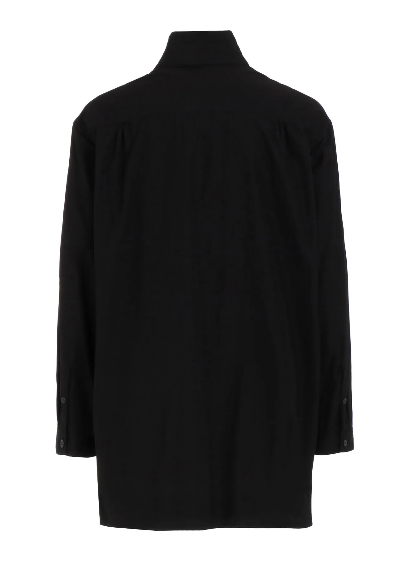 CHAIN STITCH BROAD SPARE TRIPLE COLLAR BLOUSE sold by Yohji Yamamoto product image thumbnail 5