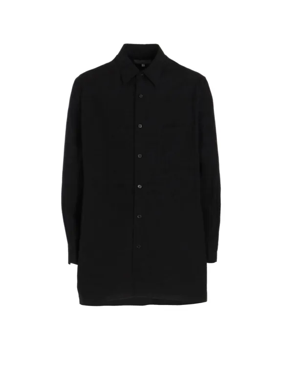 CHAIN STITCH BROAD STANDARD BIG BLOUSE sold by Yohji Yamamoto