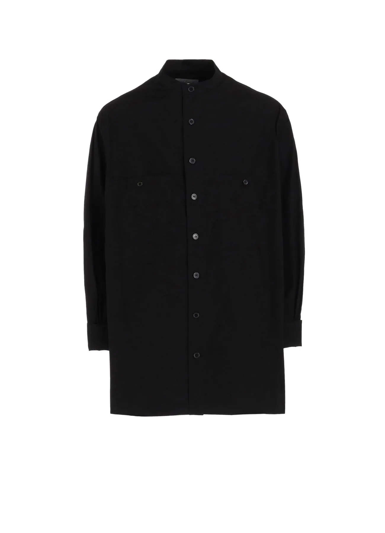 CHAIN STITCH BROAD NO COLLAR BLOUSE sold by Yohji Yamamoto