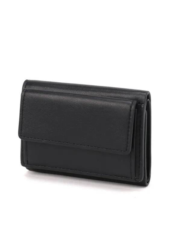 ITALIAN LEATHER TRI-FOLD WALLET made by Yohji Yamamoto
