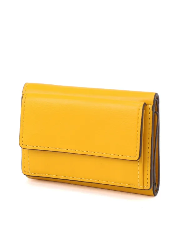 ITALIAN LEATHER TRI-FOLD WALLET sold by Yohji Yamamoto