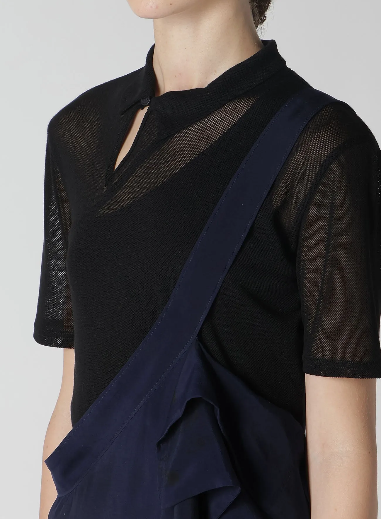 CU/LAWN FLOWER SKETCH PRINT JUMPER SKIRT sold by Yohji Yamamoto product image thumbnail 5