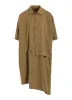 [Y's BORN PRODUCT] COTTON TWILL HALF SLEEVE ASYMMETERIC DRESS sold by Yohji Yamamoto