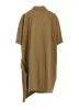 [Y's BORN PRODUCT] COTTON TWILL HALF SLEEVE ASYMMETERIC DRESS sold by Yohji Yamamoto