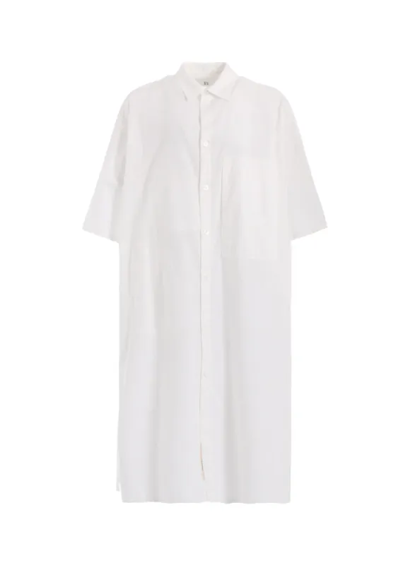 [Y's BORN PRODUCT] THIN COTTON TWILL BIG SHIRT DRESS sold by Yohji Yamamoto
