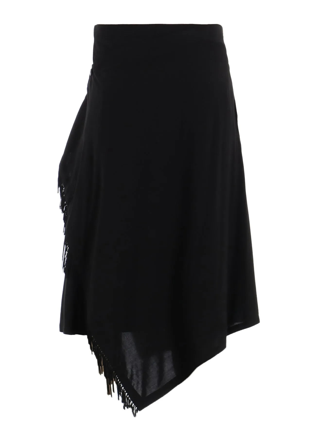 RAYON LAWN FRINGE WRAP SKIRT sold by Yohji Yamamoto product image thumbnail 3