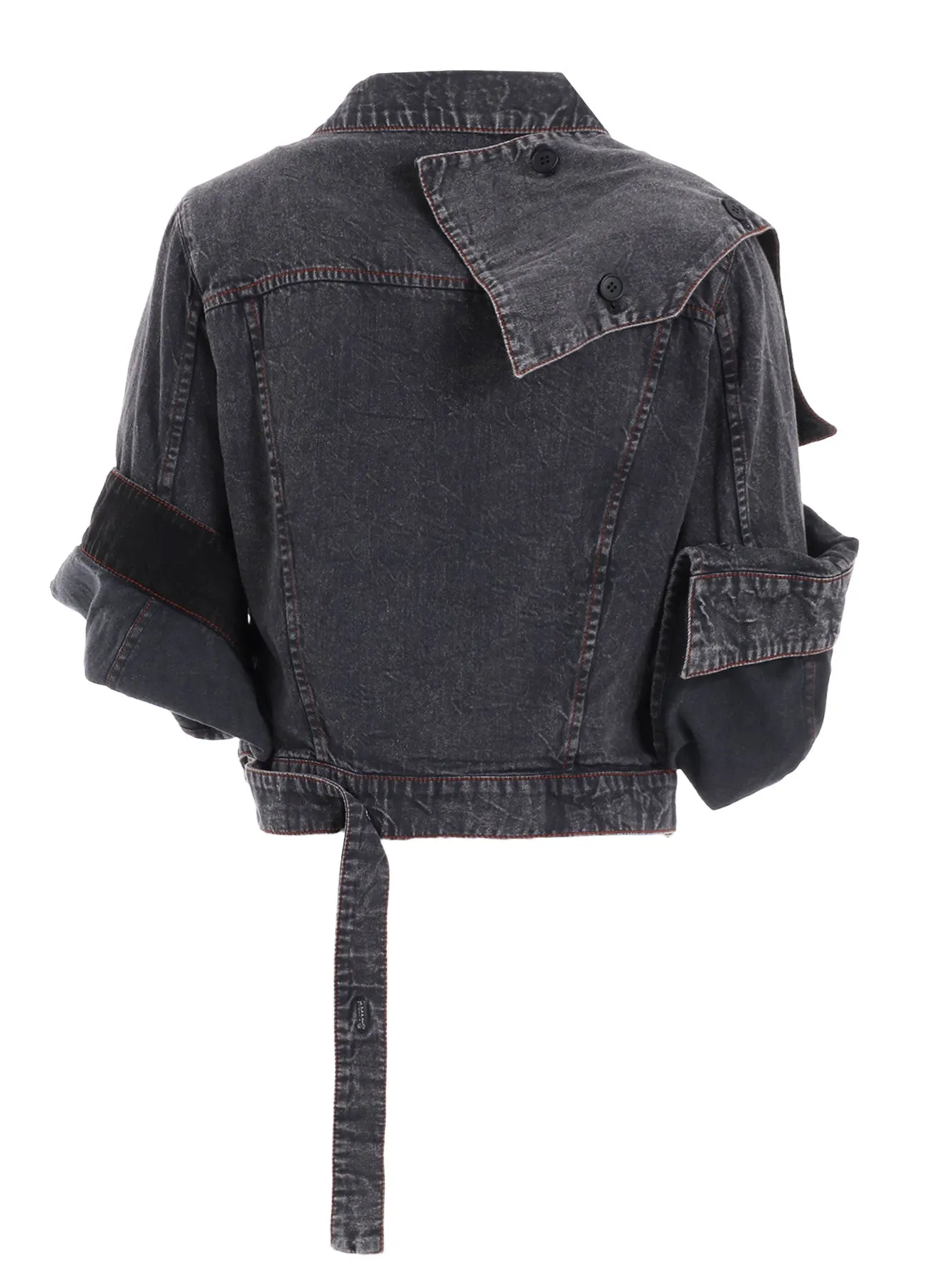 POWDER BLEACH BUTTON DETAIL JACKET sold by Yohji Yamamoto product image thumbnail 4