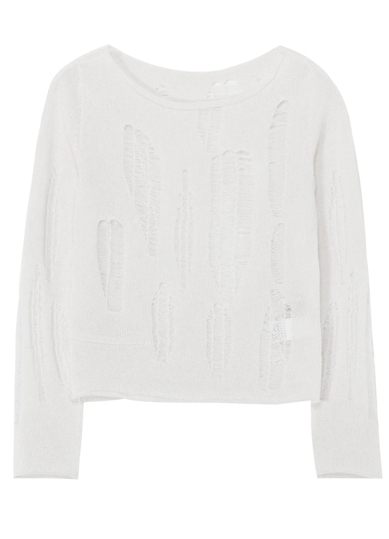 CRUSH PLAIN STITCH CRUSHED SWEATER sold by Yohji Yamamoto product image thumbnail 2