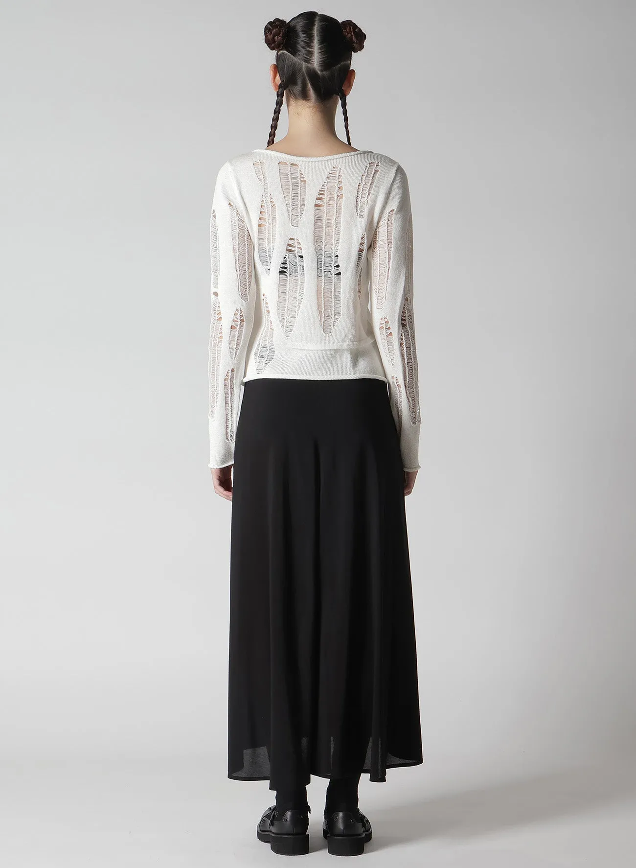 CRUSH PLAIN STITCH CRUSHED SWEATER sold by Yohji Yamamoto product image thumbnail 5