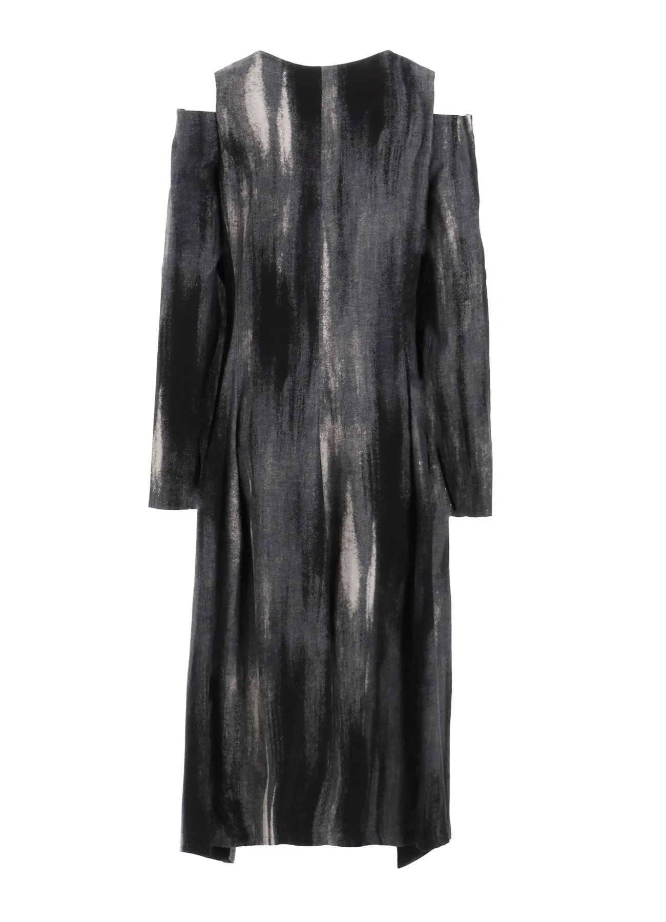 DISCHARGE PT DENIM OPEN SHOULDER DRESS sold by Yohji Yamamoto product image thumbnail 3