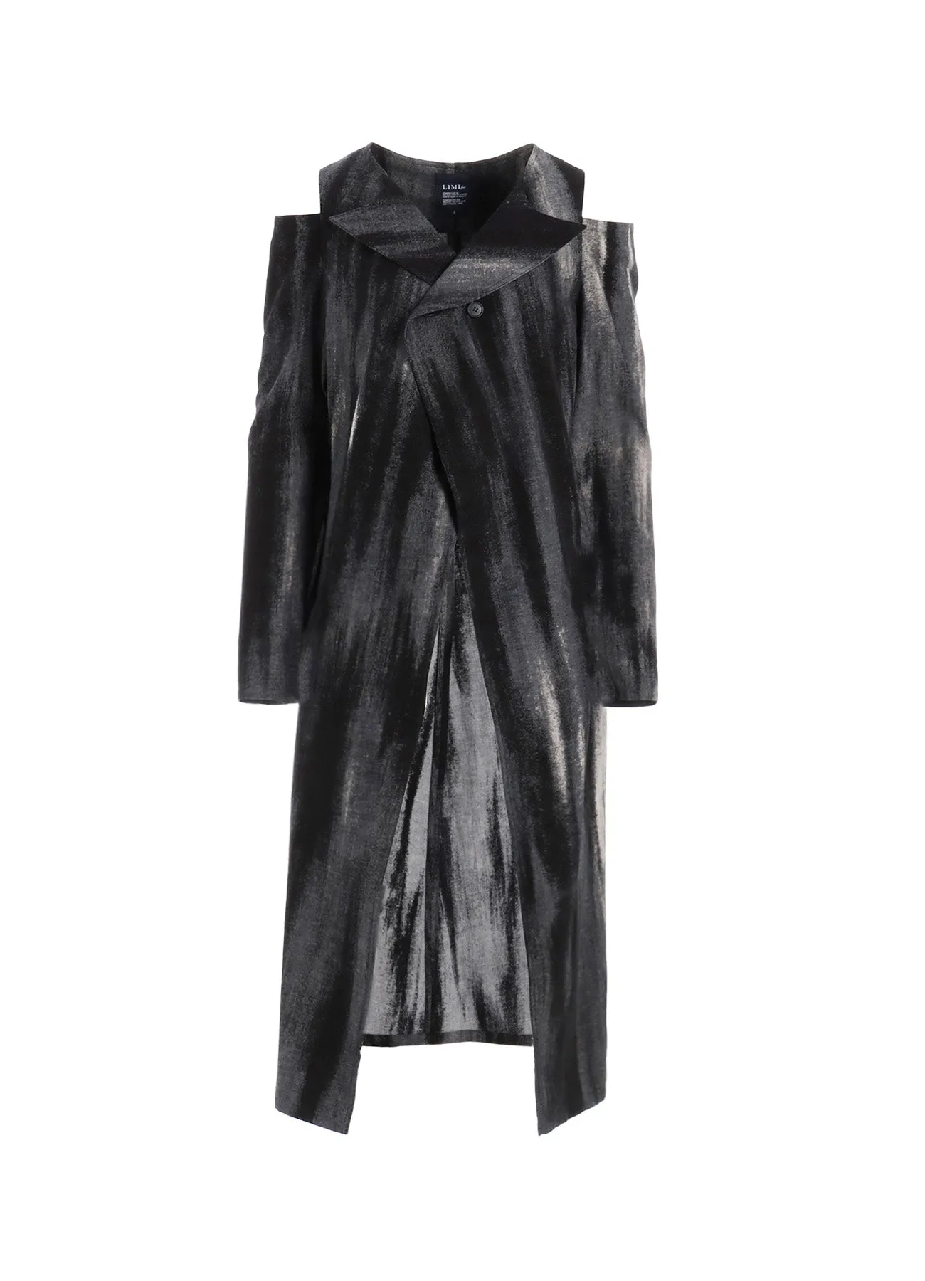 DISCHARGE PT DENIM OPEN SHOULDER DRESS sold by Yohji Yamamoto