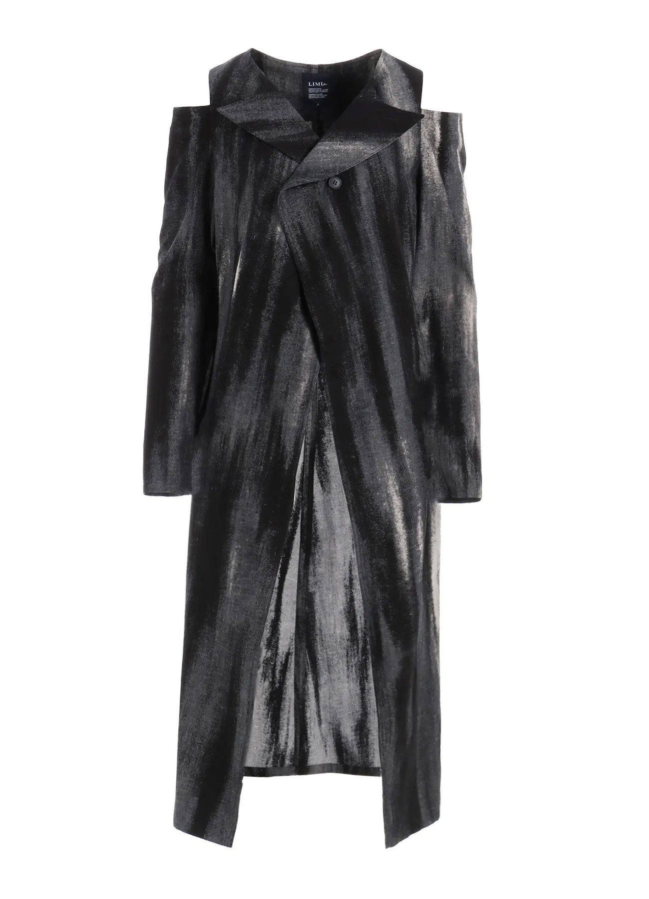 DISCHARGE PT DENIM OPEN SHOULDER DRESS sold by Yohji Yamamoto product image thumbnail 2