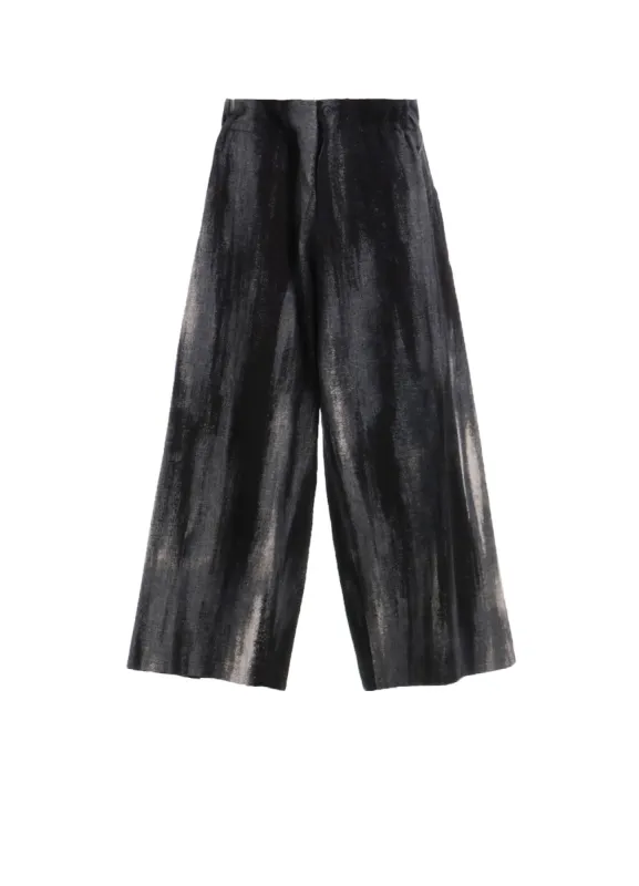 DISCHARGE PT DENIM WAIST STRING TUCK PANTS sold by Yohji Yamamoto