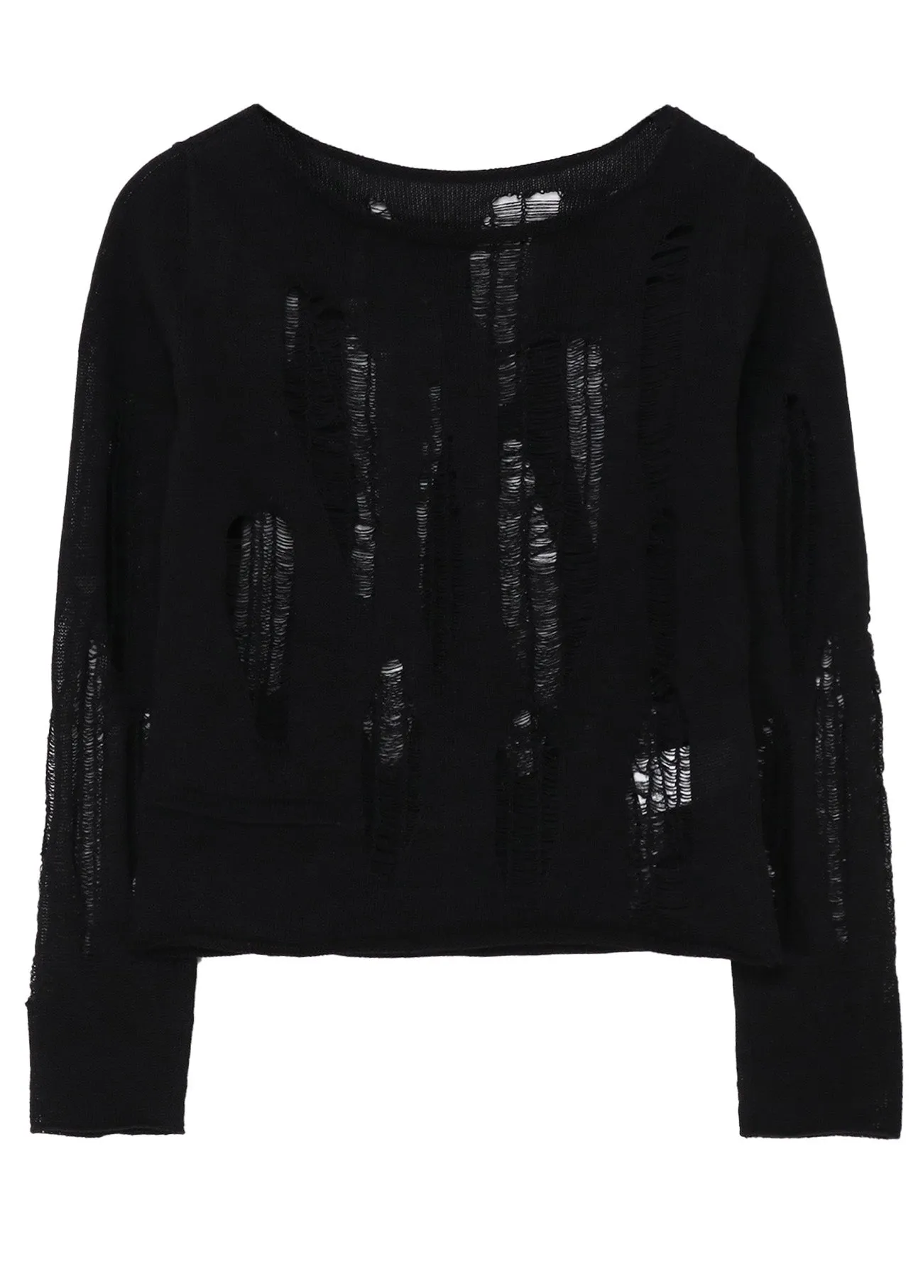 CRUSH PLAIN STITCH CRUSHED SWEATER sold by Yohji Yamamoto product image thumbnail 2
