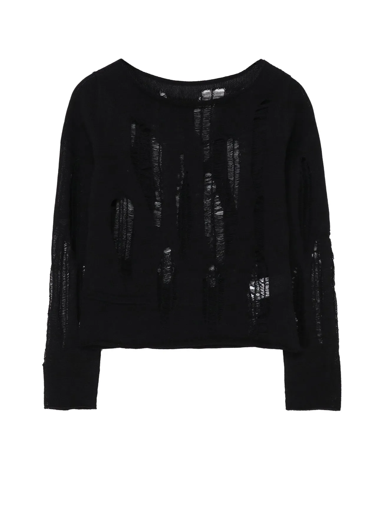 CRUSH PLAIN STITCH CRUSHED SWEATER sold by Yohji Yamamoto