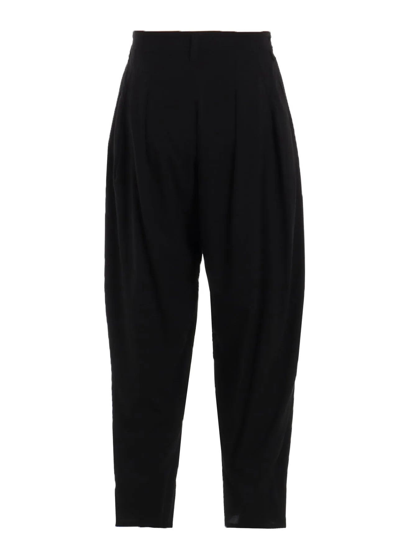 RAYON LAWN CROPED TUCK PANTS sold by Yohji Yamamoto product image thumbnail 3