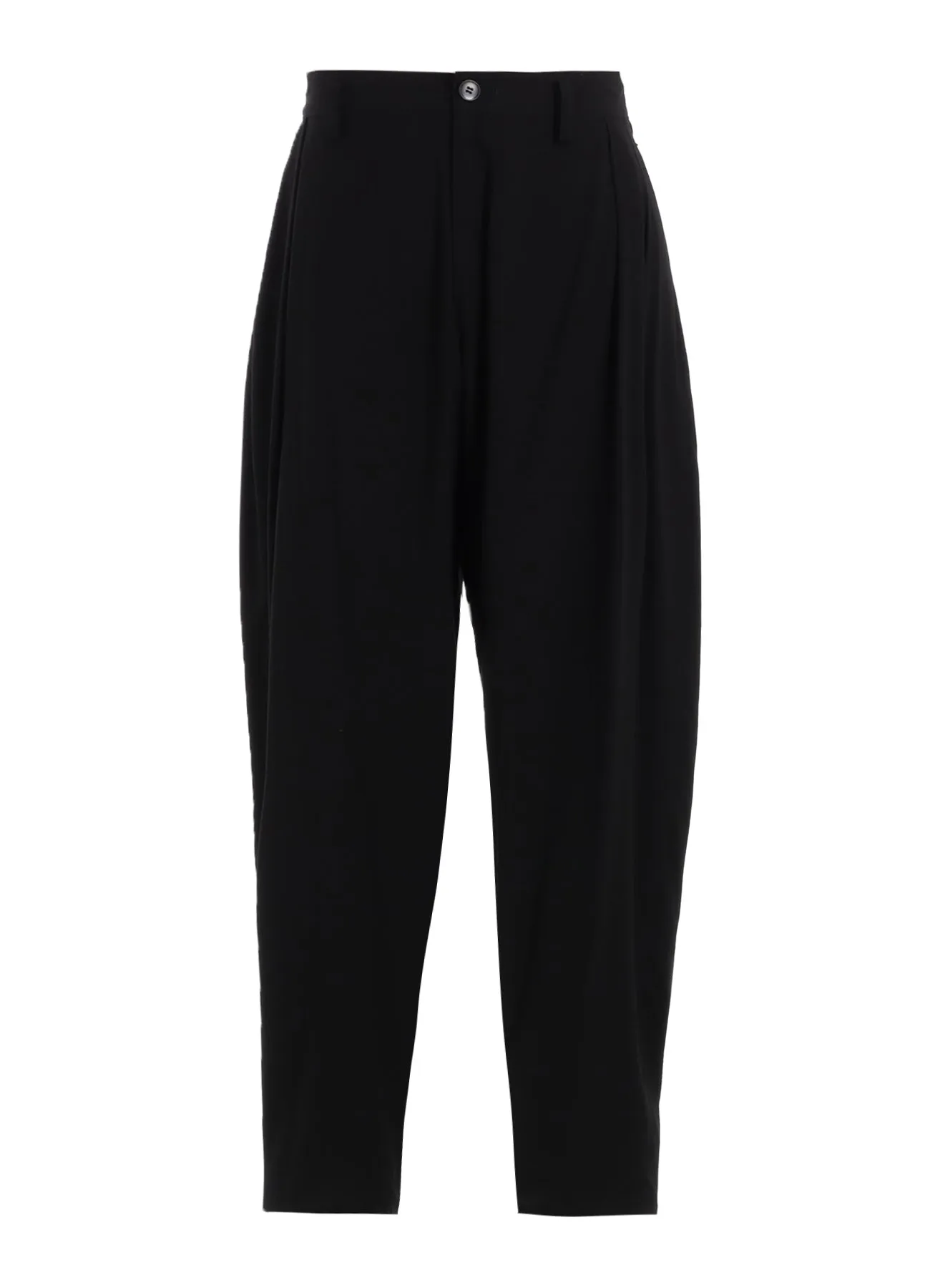 RAYON LAWN CROPED TUCK PANTS sold by Yohji Yamamoto product image thumbnail 2