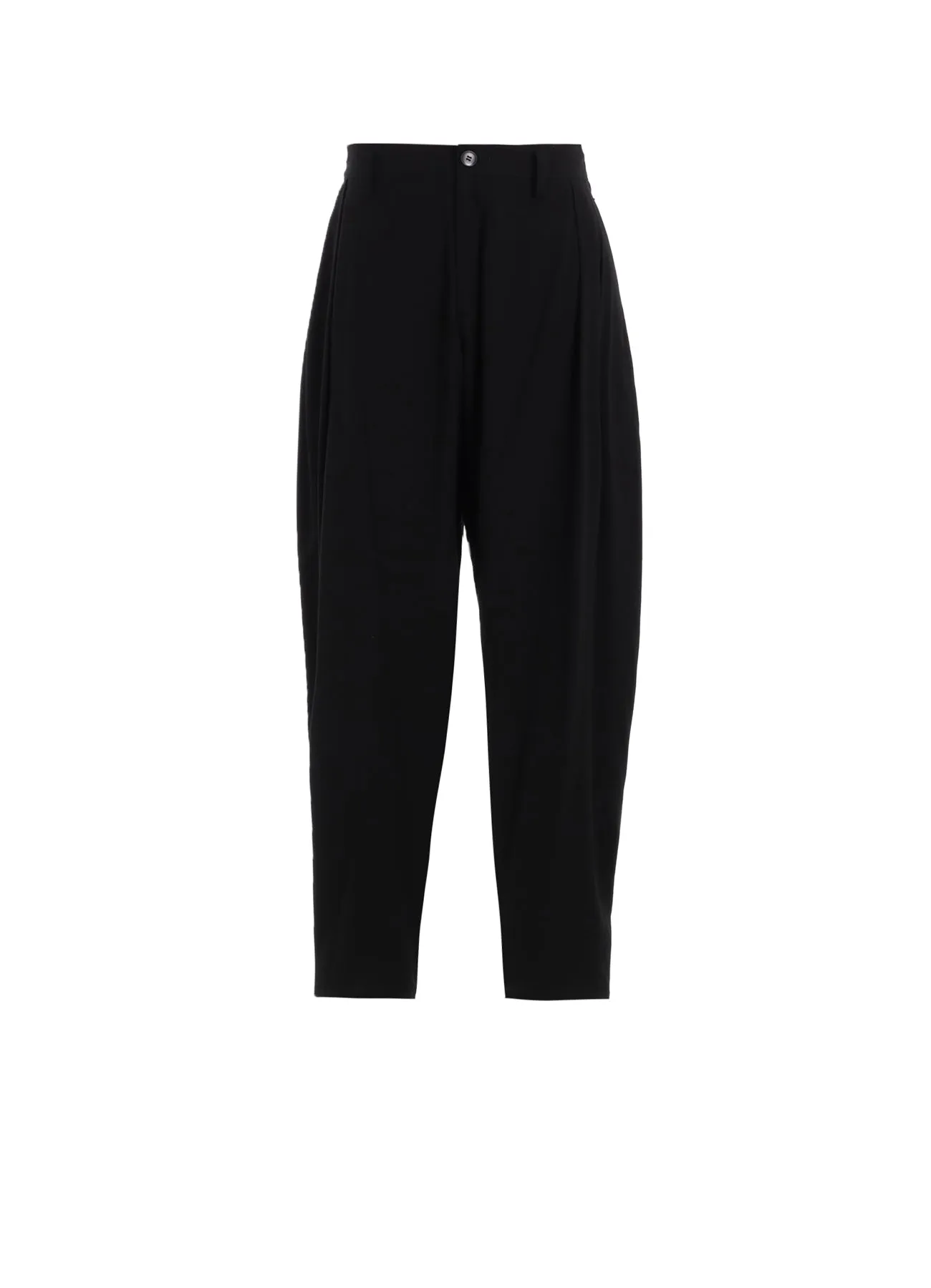 RAYON LAWN CROPED TUCK PANTS sold by Yohji Yamamoto