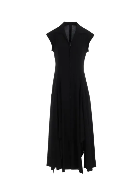 RAYON LAWN FRONT OPEN FLARED DRESS sold by Yohji Yamamoto