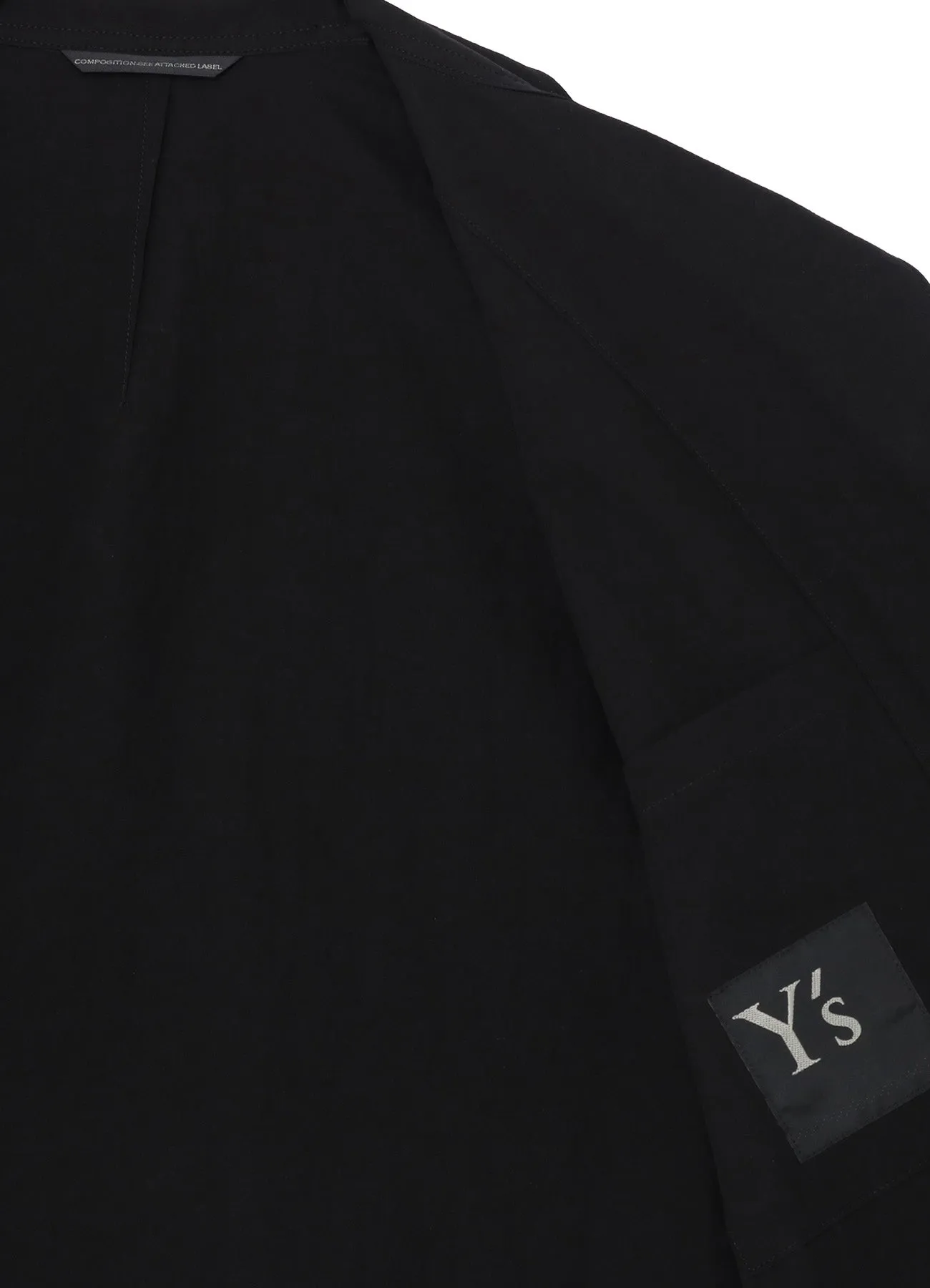 COTTON LINEN DUMP 4 BUTTON WORK JACKET sold by Yohji Yamamoto product image thumbnail 4