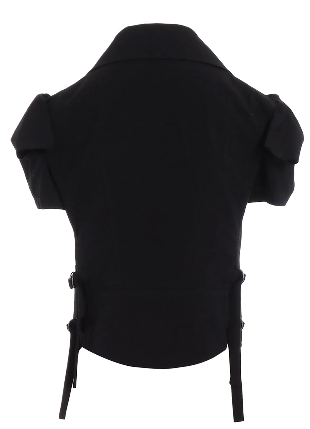 C/RY INTERWEAVE CROSS SHORT SLEEVE MOTO JACKET sold by Yohji Yamamoto product image thumbnail 3